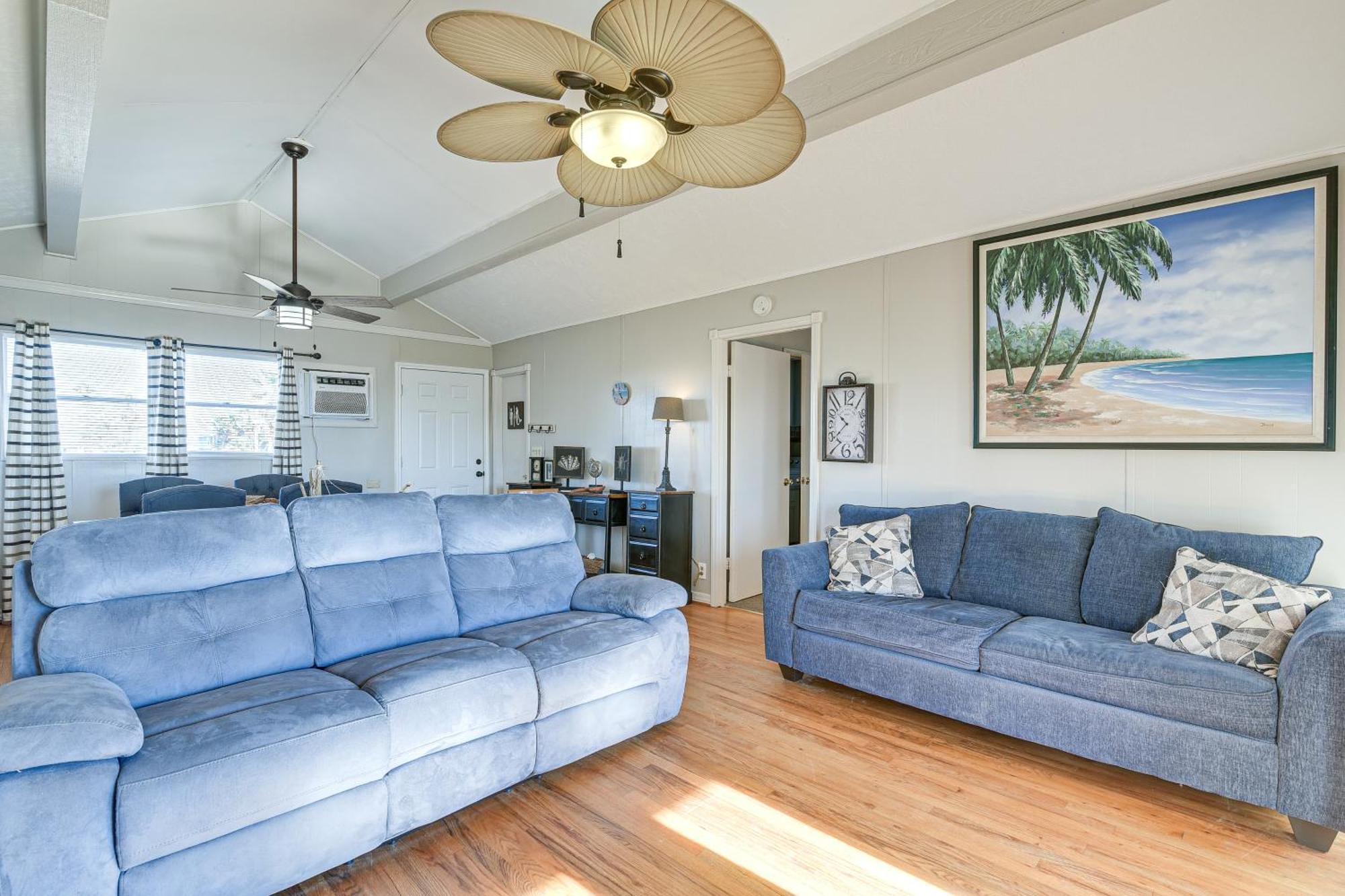 Second-Row Surfside Beach House Newly Renovated! Bagian luar foto