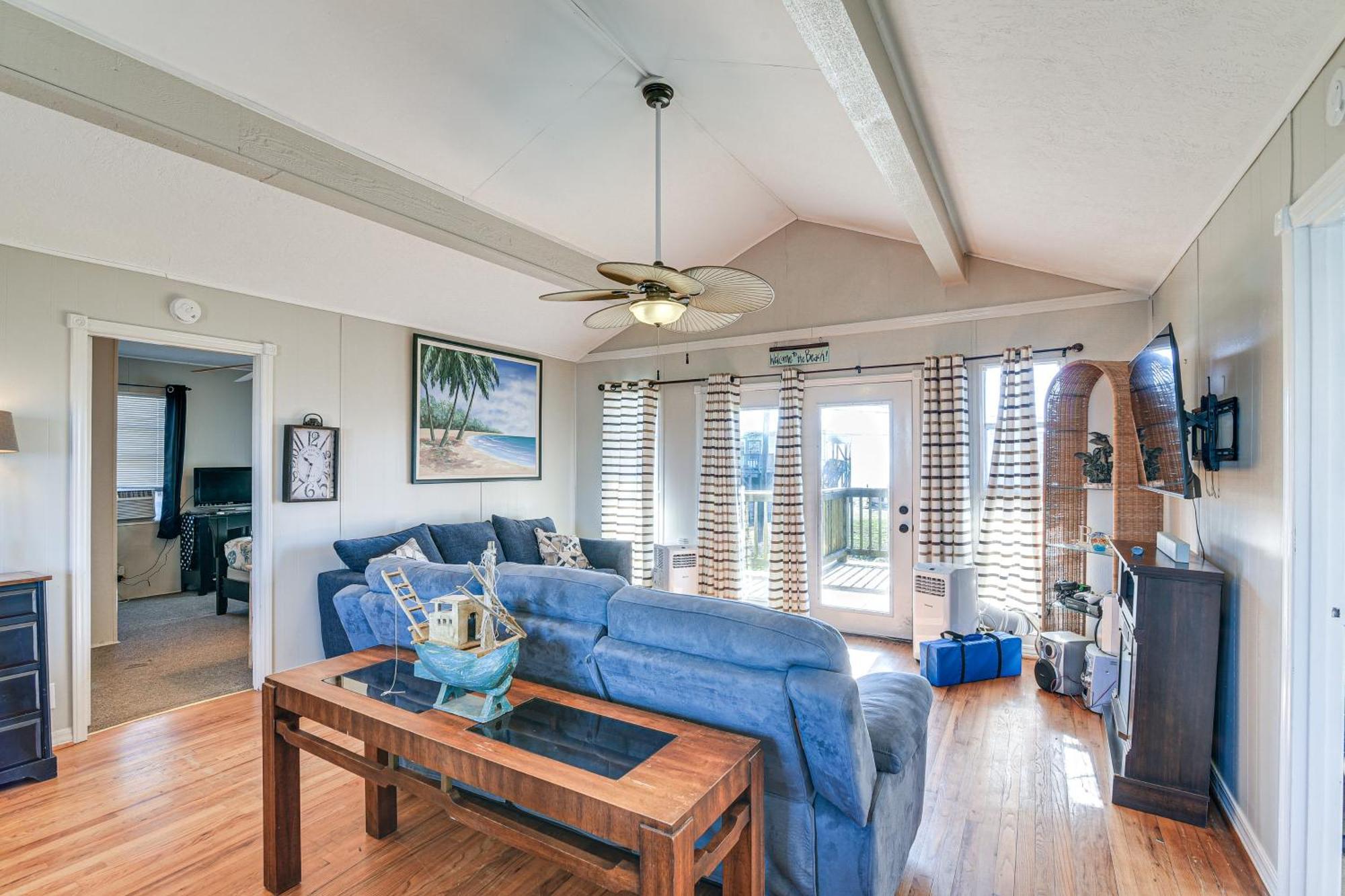 Second-Row Surfside Beach House Newly Renovated! Bagian luar foto