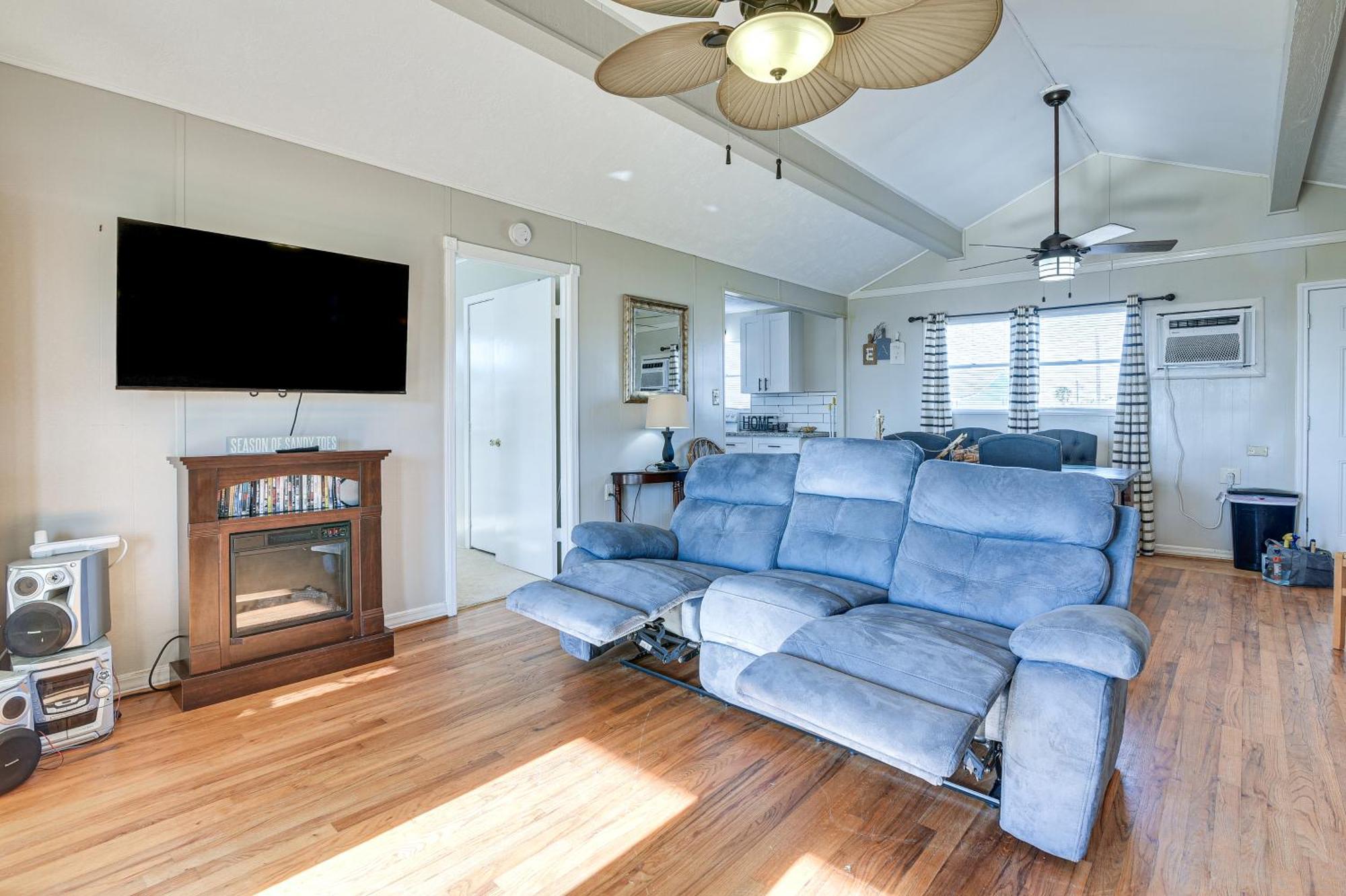 Second-Row Surfside Beach House Newly Renovated! Bagian luar foto
