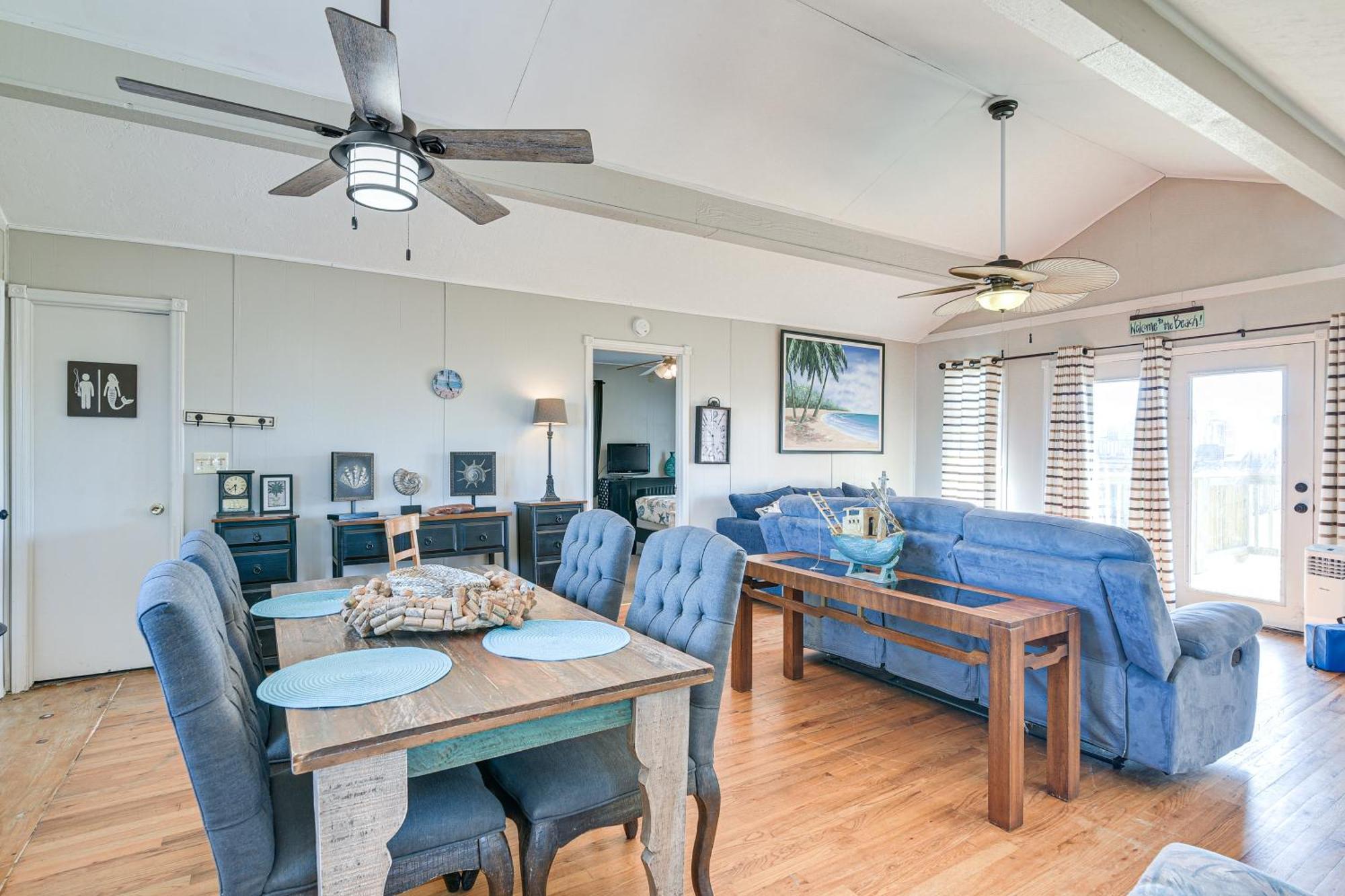 Second-Row Surfside Beach House Newly Renovated! Bagian luar foto