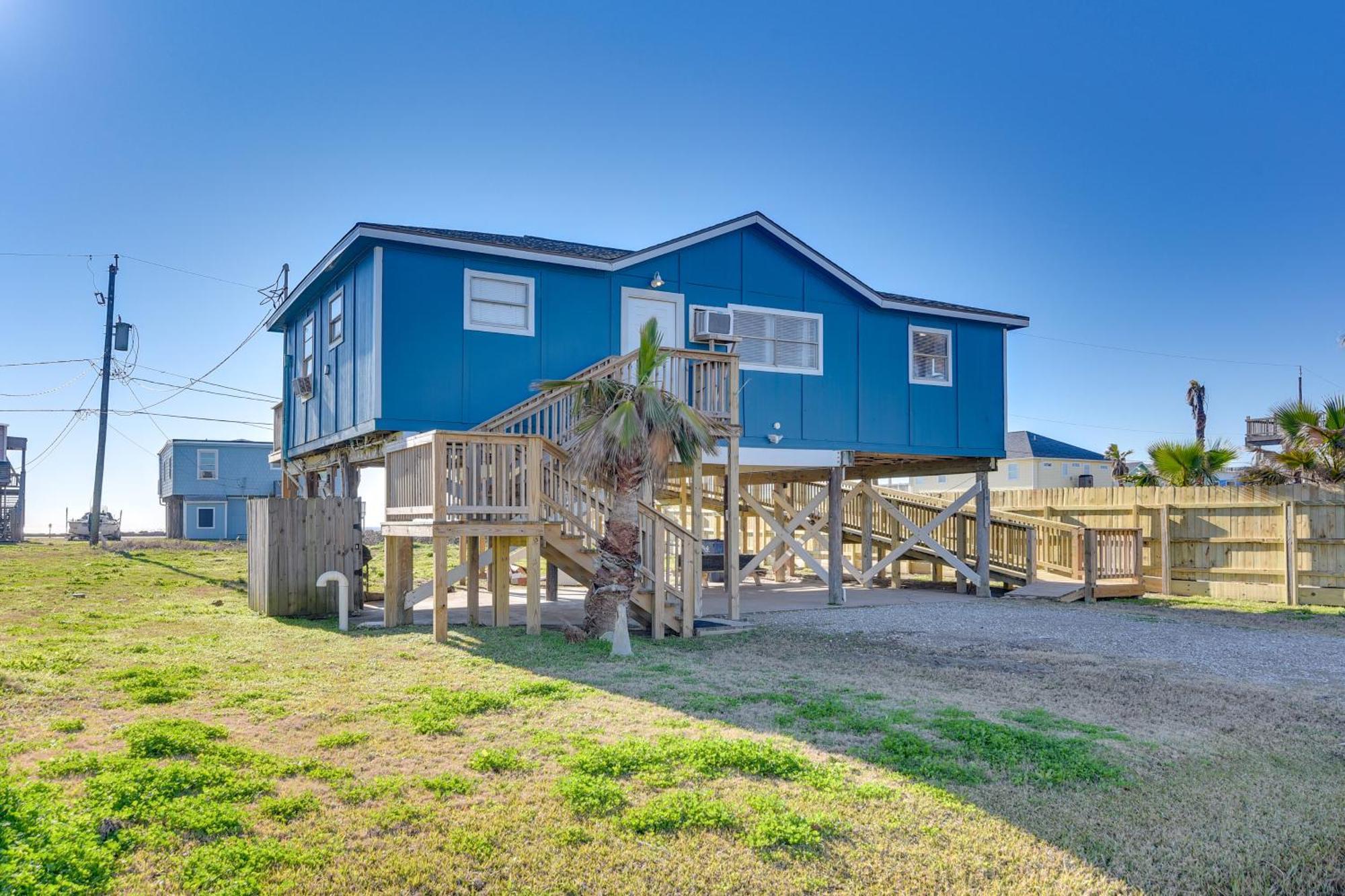 Second-Row Surfside Beach House Newly Renovated! Bagian luar foto