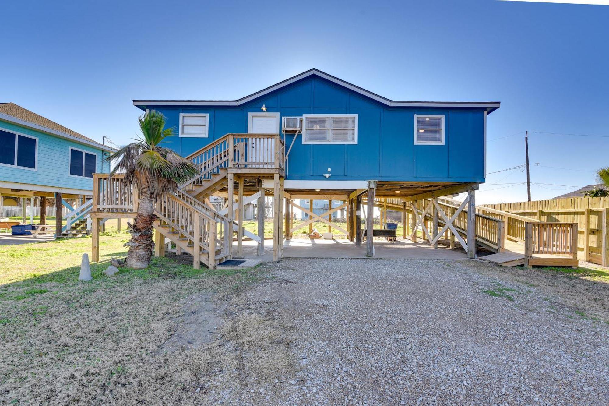 Second-Row Surfside Beach House Newly Renovated! Bagian luar foto