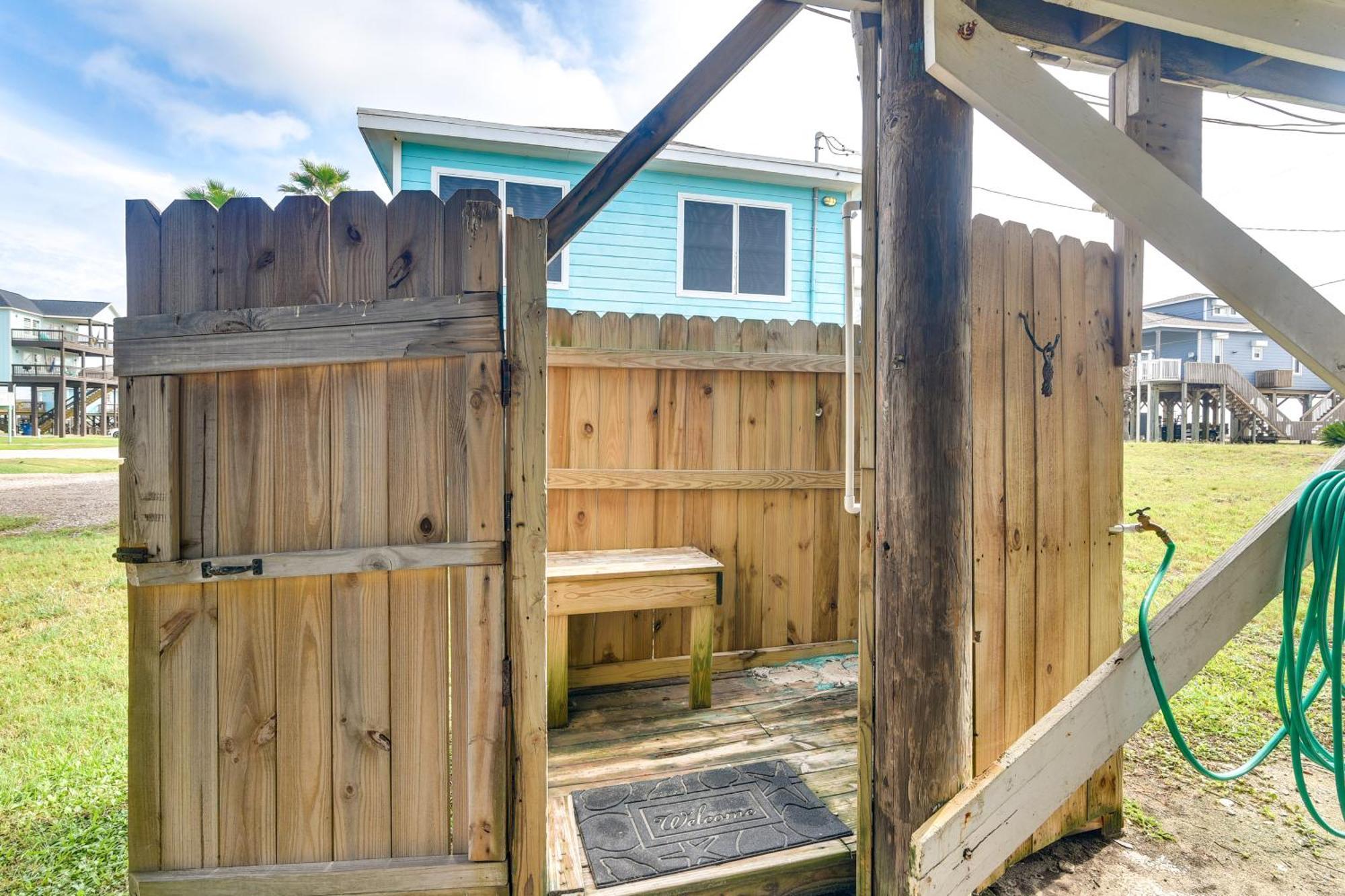 Second-Row Surfside Beach House Newly Renovated! Bagian luar foto
