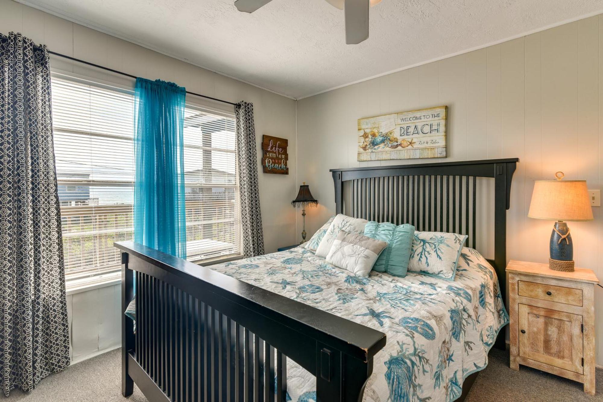Second-Row Surfside Beach House Newly Renovated! Bagian luar foto